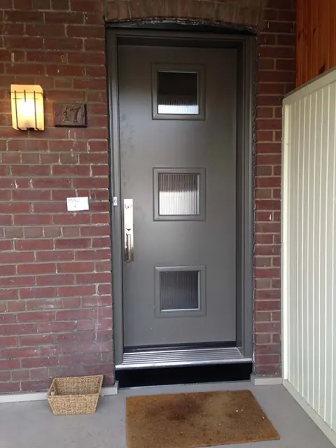 Grey steel doors copy