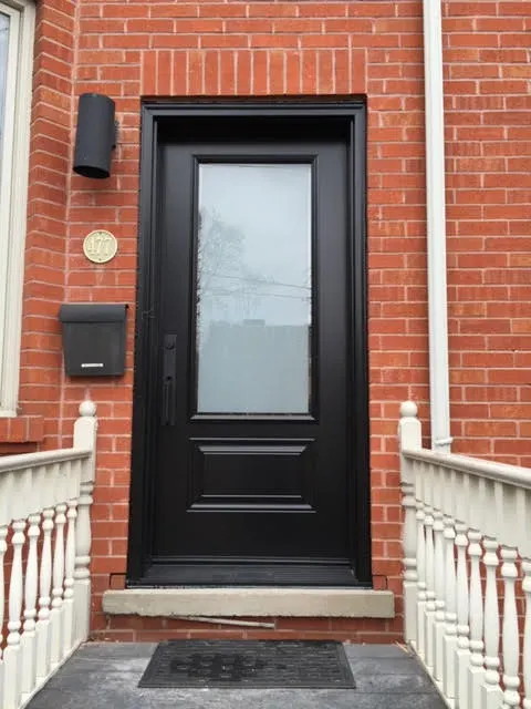 steel-door-installation-replacement-toronto-beautiful railing