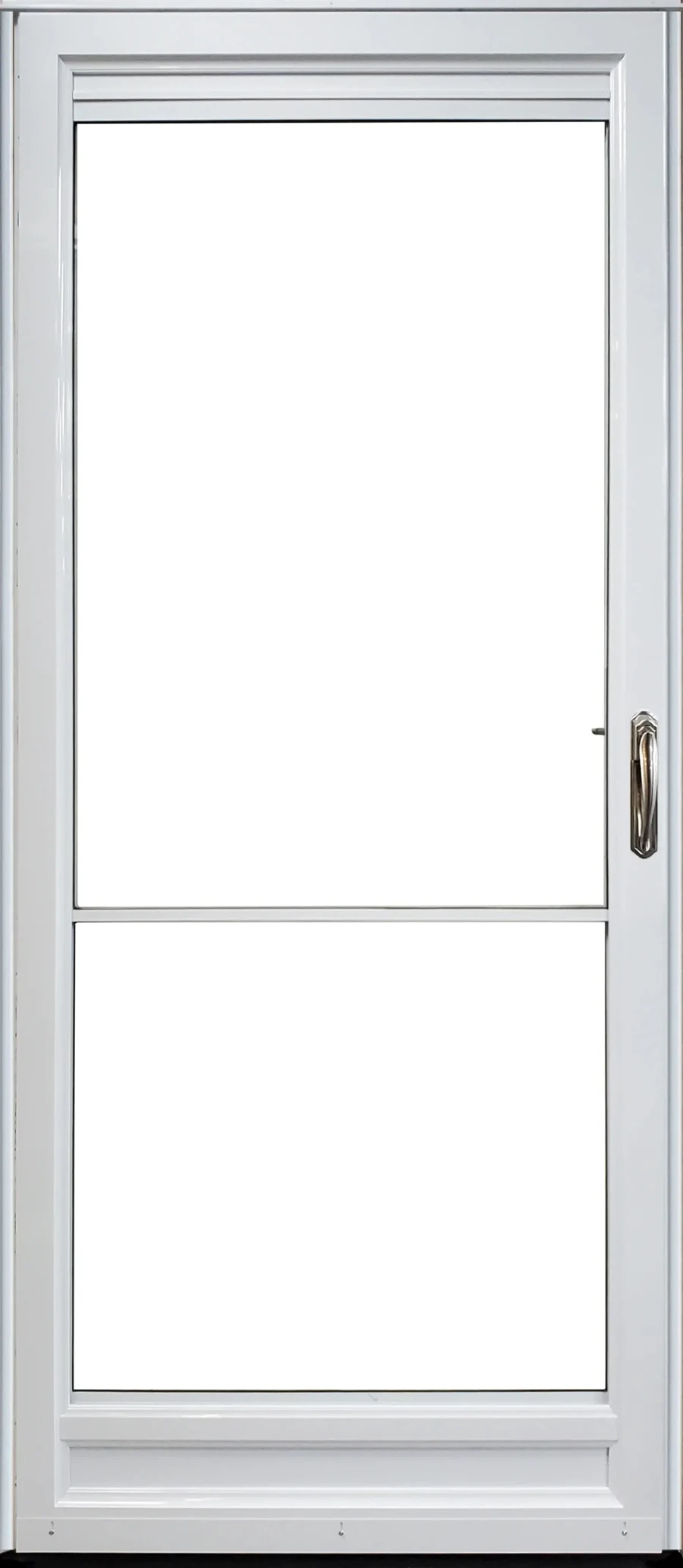 Deluxe Self Storing Storm Door (DSS)