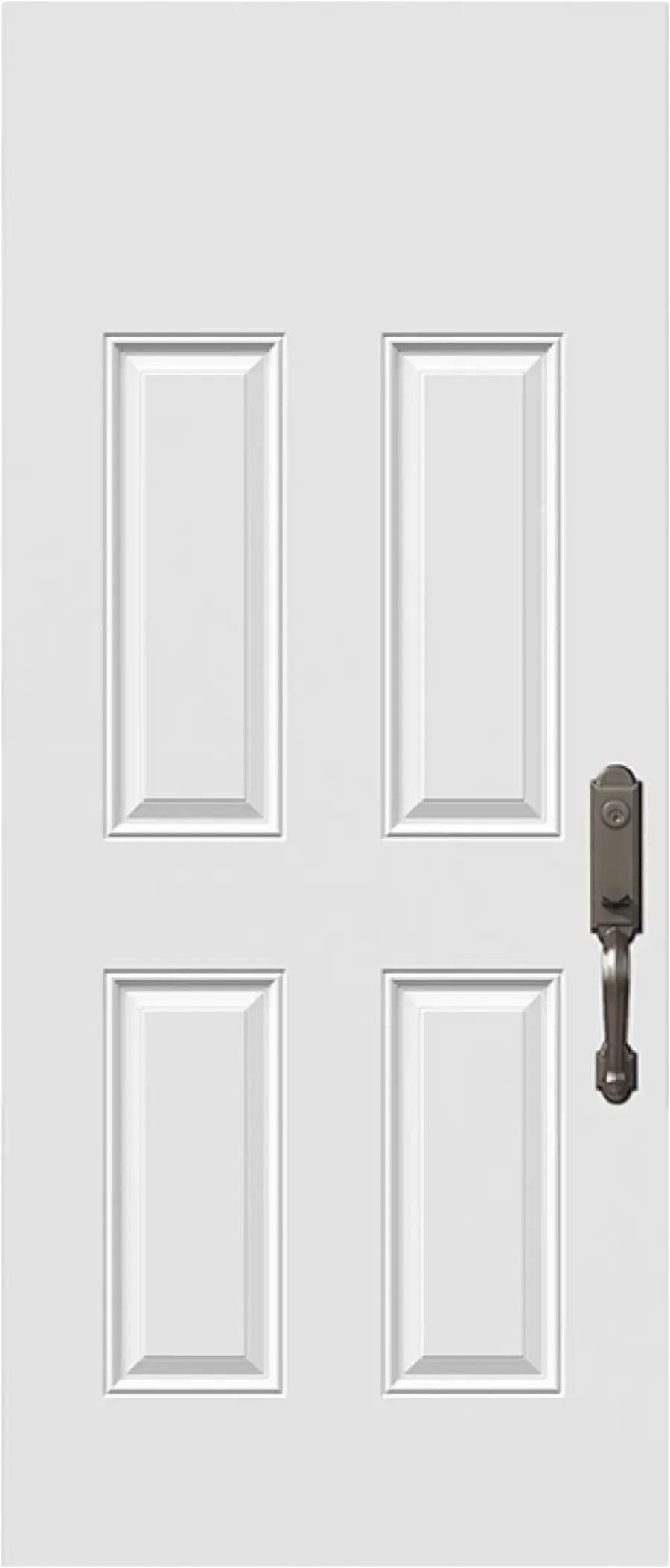 4 Panel Steel Entry Door