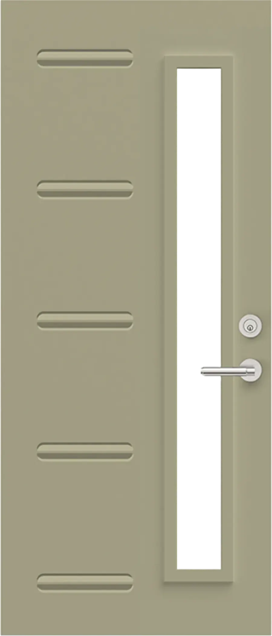 Linea Steel Entry Door