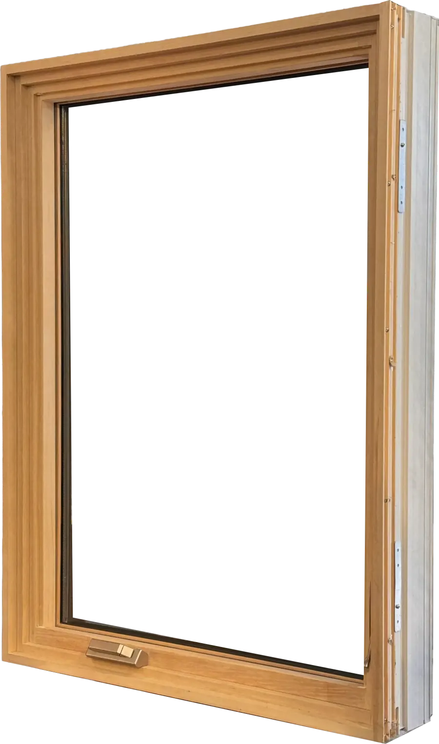 UltraSlim Vinyl & Wood Hybrid Casement Window